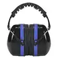 AllRight Foldable Ear Defenders Hearing Protection Earmuffs Kids Ear Muffs 35dB Noise Cancelling Shooting Adult for Shooting Firing Range Yard Work Woodworking (Blue)