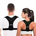 Posture Corrector for Men and Women, Upper Back Brace for Clavicle Support, Pain Relief from Neck, Back & Shoulder Support (Large)