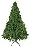 Luxury 5ft 6ft 7ft 8ft 9ft 10ft 12ft Green Artificial Christmas Trees -Bushy High Tip Count Xmas Trees (7ft / 210cm)