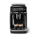 Philips 3200 Series Bean-to-Cup Espresso Machine - Classic Milk Frother, 4 Coffee Varieties, Intuitive Touch Display, Glossy Black (EP3221/40)