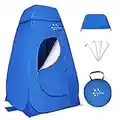 FRUITEAM Pop Up Tent, Camping Shower Tent, Portable Privacy Tent, Changing Tent for Camping and Hiking with Carrying Bag