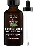 Brooklyn Botany Patchouli Essential Oil – 100% Pure and Natural – Therapeutic Grade Essential Oil with Dropper - Patchouli Oil for Aromatherapy and Diffuser - 1 Fl. OZ