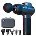 Massage Gun, Bob and Brad Deep Tissue Percussion Massager Gun, Muscle Massager with 5 Speeds and 5 Heads, Handheld Massager for Home Gym Office Workout Recovery Pain Soreness Relief