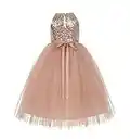 Sequin Halter Junior Flower Girl Dresses Pretty Princess Ballroom Dance 202 12