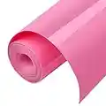 HTV - Rollo de vinilo para planchar, 30,48 x 10 pies, para silueta y cricut, fácil de cortar y planchar, vinilo de transferencia de calor, diseño de prensa de calor para camisetas, color blanco (rosa)