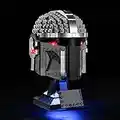 GEAMENT Kit de Luces LED Compatible con Lego Casco del Mandaloriano - Conjunto de luz para Star Wars 75328 (Juego Lego no Incluido)