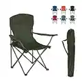 Highlander Folding Camping Chair. Compact & Padded Lightweight 2.2kg. Durable Steel Frame Holding x45 Times Its Mass. Enjoy a Comfortable Seat while Enjoying The Healthy Outdoors.