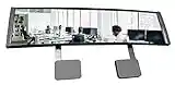 New! High Definition Wide Angle Rear View Mirror for PC Monitors or Anywhere: EX Large by ModTek