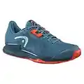 HEAD Homme Sprint Pro 3.5 Clay Hommes chaussure de tennis, Bleu Orange, 42 EU