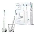 Philips Sonicare DiamondClean Series 9000 - Confezione doppia di Spazzolini Elettrici Sonici, Denti e Gengive più puliti, con App Mobile, in Bianco (modello HX9914/62)