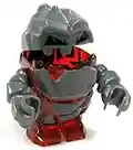 Rock Monster Meltrox (Trans-Red) - LEGO Power Miners 1 3/8" Figure