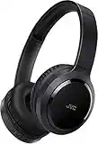 JVC Around Ear Noise Canceling Wireless Folding Headphone Black (HAS80BN)
