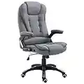 Cherry Tree Furniture Executive Recline Extra Padded Office Chair (Grey Fabric)