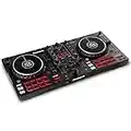 Numark Mixtrack Pro FX – 2 Deck DJ Controller For Serato DJ with DJ Mixer, Built-in Audio Interface, Capacitive Touch Jog Wheels and FX Paddles