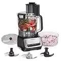 Hamilton Beach Stack & Snap Food Processor and Vegetable Chopper, BPA Free, Stainless Steel Blades, 14 Cup + 4-Cup Mini Bowls, 3-Speed 500 Watt Motor, Black (70585)