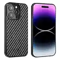 MONOCARBON Carbon Fiber Case for iPhone 14 Pro Max 6.7'' [Military Grade Drop Protection] Compatible with Magsafe Slim & Durable Anti-Scratch iPhone 14 Pro Max Cover