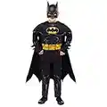 amscan 9913335 Childs Batman Fancy Dress Dark Knight Costume Outfit (Age 6-8 years), Black