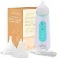 Lunobaby Nasal Aspirator for Babies - Rechargeable Baby Nose Sucker Must-Haves for First Time Mom - Electric Nose Aspirator for Infants and Toddlers