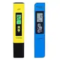 VIVOSUN pH and TDS Meter Combo, 0.05ph High Accuracy Pen Type pH Meter ± 2% Readout Accuracy 3-in-1 TDS EC Temperature Meter for Hydroponics, Household Drinking, and Aquarium, UL Certified