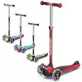 GOMO 3 Wheel Scooter Kids 2-5 Years Old Kick Scooter Toddler Scooters W/Colors for Boys and Girls (Red/Black)