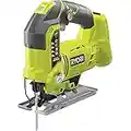 RYOBI 18 V ONE+ Akku-Stichsäge R18JS-0 (max. Schnitttiefe Holz: 101mm, Hublänge 25mm, stufenlose Hubzahlregulierung, werkzeugloser Sägeblattwechsel, inkl. Stichsägeblatt, ohne Akku & Ladegerät)