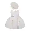 Lito Angels Vestido de Bautizo para niña con Diamantes de imitación, para Bautizo, Boda, Vestido de Flores, 2-3 años, Ivory