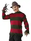 Rubies Costume Men's Nightmare on Elm St Deluxe Adult Freddy Sweater, Multicolor, Standard
