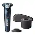 Philips Norelco Shaver 7700, Rechargeable Wet & Dry Electric Shaver with SenseIQ Technology, Quick Clean Pod, Charging Stand and Pop-up Trimmer, S7782/85 for Unisex Adult