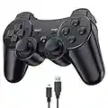 Diswoe Controller per PS3, Wireless Controller per PS3 Joystick PS3 Bluetooth Controller Senza Fili PS3 Gamepad PS3 con Doppia Vibrazione