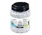 Neez Airsoft BB Pellets - Biodegradable High-Grade Paintball Plastic Bullets for Pellet Guns and Air Rifles - 1000, 2000, 5000, and 10000 Rounds of 6mm 0.20g BBs