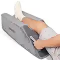 Leg Elevation Wedge Support Pillow with Handles After Surgery, Injury, for Knee, Ankle Support, Reduces Swelling