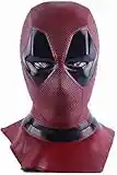 SNFHL Máscara de Peluca de Hombre Muerto Cosplay Halloween Porque Casco Dead Cosplay Máscara Accesorios Máscara de Cabeza,Deadpool