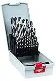 Bosch Professional Set de 25 brocas helicoidales HSS PointTeQ, para metal, ProBox, accesorio de taladro