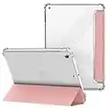 VAGHVEO Coque pour iPad Mini 1/2/3 7,9 Pouces, Étui Arrière Souple et Transparent en TPU, Housse de Protection Antichoc, Smart Shell avec Veille/Réveil Automatique pour Apple iPad Mini 1 2 3, Or Rose