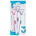 Y-Kelin - Cepillo para lengua limpiador de lengua (Paquete de 3 colores) (Paquete de 3)