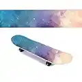 Skateboard Grip Tape, Adesivi Autoadesivi Carta Vetrata per Personalità Fai-da-te Adatta Alla Maggior Parte dei Materiali per lo Sport All'aperto per Scooter (Cielo stellato)