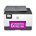 HP OfficeJet Pro 9025e Wireless Color All-in-One Printer with Bonus 6 Months Instant Ink with HP+,Gray, Medium