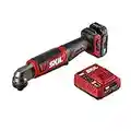 SKIL PWR CORE 12 Brushless 12V 1/4 Inch Hex Right Angle Impact Driver Includes 2.0Ah Lithium Battery and PWR JUMP Charger - RI574502