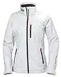 Helly Hansen W Crew Midlayer Jacket Chaqueta Impermeable, Mujer, White, M