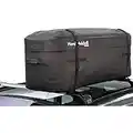 HandiHoldall - 175L Waterproof Roof Bag / Top Box (Black) – Large Cargo Carrier - Solid Foldable Base