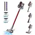 Cordless Vacuum Cleaner, 20KPa Cordless Vacuum 35min Stick Vacuum Cleaner 4 in 1 Handheld Vacuum Cleaner Lightweight Upright Vacuum Cleaner Anti Hair Wrap Electric Brooms for Floor Carpet Pet