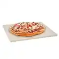 Levivo Pietra per pizza per forno e grill in cordierite resistente al calore, per cuocere pizza, tarte flambée, pane e altro, ideale per la casa 30 x 38 x 1.5 cm