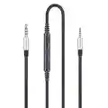 Cavo di Ricambio Audio Maschio da 3,5 mm a 2,5 mm, Compatibile con Cuffie Bose oe2, AE2, QC35, Telecomando del Volume e Cavo Microfono in Linea Compatibile con iPhone, iPod, iPad, dispositivi Apple