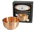 Cuyahoga Copper – Medium 6 inch Pure Copper Bowl - Flat Bottom Bowl perfect for the Kitchen, Dinnerware & Decorative uses. Packaged in Attractive Gift Box!