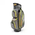 PowaKaddy Borsa da golf unisex 2022 DLX-Lite da golf – metallo fucile/giallo – taglia unica