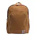 Carhartt 25L Classic Backpack, Durable Water-Resistant Pack with Laptop Sleeve, Brown, One Size