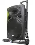 Portable PA Speaker System with Bluetooth, MP3, 300w 12" Woofer & 2 Wireless Microphones (P120)