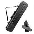 tonchean Takedown Recurve Bow Case, Recurve Bow Travel Hard Case, Recurve Bow Carrying Case, ABS Portable Archery Recurve Bow Hard Case with Arrow Separator for Hunting