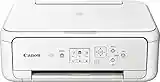 Canon PIXMA TS5151 Drucker Farbtintenstrahl Multifunktionsgerät DIN A4 (Scanner, Kopierer, Farbdisplay, 4.800 x 1.200 dpi, USB, WLAN, Duplexdruck, 2 Papierzuführungen) weiss