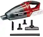 Einhell Aspiradora manual sin cable TE-VC 18 Li-Solo Power X-Change (iones de litio, contenedor de polvo de 540 ml, incl. 3 boquillas, extensión, soporte de pared, sin batería ni cargador)